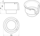 Cup Holder Insert Fits Kenworth W900 t800 t600 2002-08  Peterbilt 379 378  40963