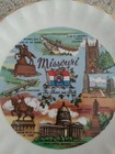 Vintage Mcm Missouri Collector Plate Souvenir 1950s Kitschy Travel Memories