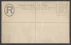 Aop Mauritius Qv 1891-3 8c Registered Envelope Unused H g  c1a