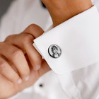 Personalised Cufflinks Custom Your Photo Engraved For Dad Husband Son Boyfriend