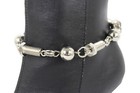 Women Boot Bracelet Silver Metal Chain Anklet Fashion Shoe Screws Tools Charm