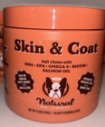 2x Natural Dog Company Skin   Coat Dog Supplement  90 Chews Dha Omega-3   6 25  