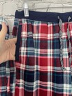 Nautica Super Soft Fleece Plaid Pajama Set  M Women   s