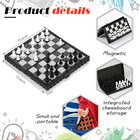 Magnetic Travel Chess Set Mini Fun Checkers With Portable Folding Chess Board Ed
