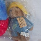 Paddington Bear Set Plush With Blue Coat   Yellow Hat Original Packaging