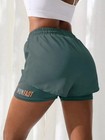 Women s High Rise Yoga Shorts 2 In 1 Running Workout Gym Fitness Activewear