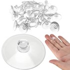 30pcs Small 2cm Transparent Suction Cup  Without Hooks Extra Strong Adhesive 