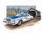 Kentucky State Police - Signed Art Print   11x14 Retro Pop Culture Wall Art