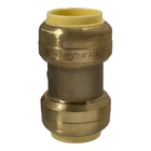 1 Piece 3 4  X 3 4  Push Fit Coupling  Lead Free Brass 