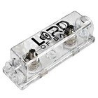 Car Stereo Audio Inline Anl Fuse Holder 0 2 4  Gauge  In out With 2 Free 200a