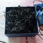 Black Crinkle Cut Paper Shred Filler Gift Box Easter Grass Basket Wrap Stuff