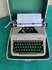 Vintage 1950 s Royal Quiet Deluxe Portable Typewriter With Case Works Good