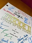 Star Wars  Attack Of The Clones Script Replica - Signed - Autograph Reprints
