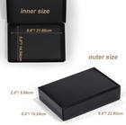 9x6x2 Black Small Shipping Boxes  20 Packs Corrugated Cardboard Mailer Boxes For