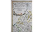 Antique Map Western Russia European Siberia  Dwinskoy  Olonetskoy  Vaugondy 1757