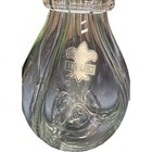 Fait Main French Vintage 4 Chamber Clear Glass Decanter  No Stoppers
