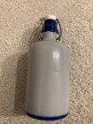Vtg Glazed Stoneware Ceramic Airtight 8  Beer Bottle German Hk  haustrunk  euc