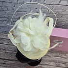 Cizoe Tea Party Fascinator Hats For Womens 50s Headwear With Veil Flower   