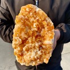 5 4lb Natural Citrine Geode Quartz Cathedrals Specimen Cluster Healing