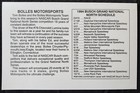 Tom Bolles Autograph Chevrolet Nascar 7x9 Photo Card