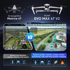 Autel Robotics Evo Max 4t V-2 8k Drone Fly More Combo        Ships Same Day From Usa
