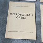 1950s Metropolitan Opera House Grand Opera Program Booklet Lot Of 16 W ads