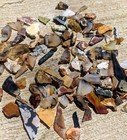 1 Lb  Tumble  Stone Mix Natural  Crystal Specimens Rough Jasper Agate  Wood   