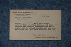 One Cent Advertising Postcard - Mint