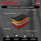 Motorcycle Cover All Season Universal Xxl-96 5 lx 41  Wx 50 h Blackorange