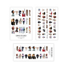 Chris Breezy Bowl Nail Decals Water Transfer Clear Overlay Custom Nail Art