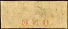 Obsolete Banknote Currency 1861 Charleston South Carolina  1 Note Serial  471