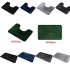 Bathtub Floor Mat Floor Carpet Absorbent Rugs Leaf Patterned Non-slip Foot Pad