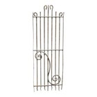 Antique Victorian Iron Gate Window Panel Fence Architectural Salvage Door  397