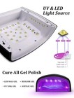 Rechargeable 66w Uv Led Nail Lamp For Gel Nail  Professional Led Nail Light 