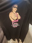 2018 Authentic Wwe Bret The Hitman Hart Black Pink T-shirt 2xl Xxl Wwf 
