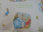 Peter Rabbit Pillowcase White Child Toddler Cot Size  100  Cotton