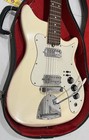 Vintage 1966 Kapa Continental White 6-string Electric Guitar Usa W  Hard Case