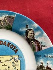 Vintage South Dakota Sun State Plate Sitting Bull Badlands Rushmore