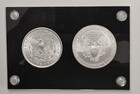 1900 Morgan And 2000 Silver Eagle Unc  100 Year Coin Set American Century Coins