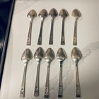 Vintage Oneida Community Coronation Silverplate Teaspoons Lot Of 10