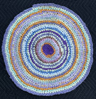 Handmade Round Rag Rug 27  Diameter