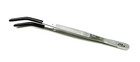 Rubber Tip Tweezers Bent Tip 8  Tweezer With Pvc Dipped Jewelry Hobby Crafts