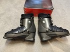 Nordica F5 2 Flex Index Ski Boots Black Silver Comfort Top Mens Size 27 5