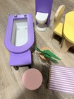 Kidkraft Kid Kraft Craft Wooden Doll House Play Furniture 15 Piece Lot