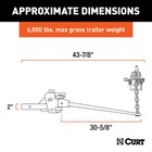 Curt Long Trunnion Bar Weight Distribution Hitch 5k-6k Lbs  30-5 8  Bars  17300