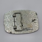 Vintage 200th Anniversary American Eagle Belt Buckle Silver Layer Gold Trim Usa