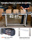 Belt Conveyor  59 X 7 8 Inch Conveyor Table  Stainless Steel Motorized Belt Conv