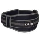 Weight Lifting Belt Training Gym Fitness Bodybuilding Back Support Workout Grey