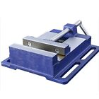 2 5   3  4  Bench Vise Clamp Table Flat Drill Press Vice Milling Machine Blue