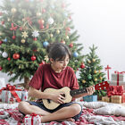 Soprano Ukulele For Beginners Ukelele Kit W gig Strap  String tuner Pick Natural